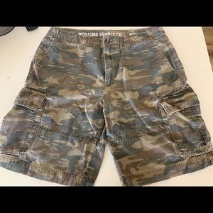 Mens camo cargo shorts